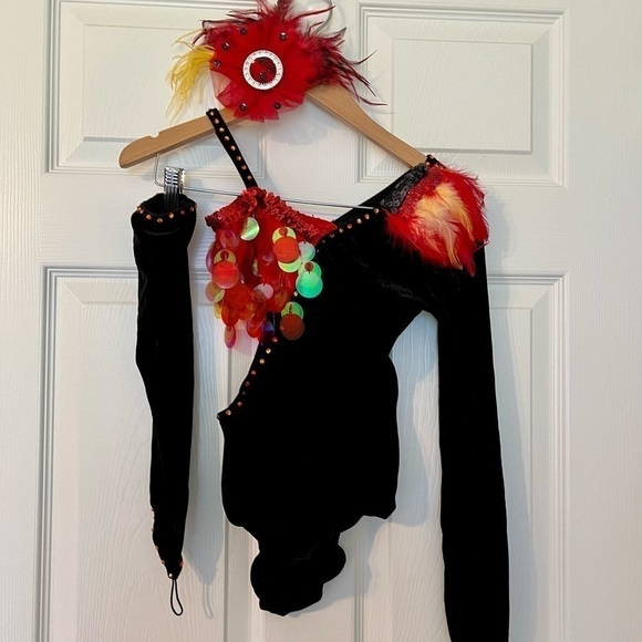 Glamour Costumes Jazz Tap Musical Theater Dance Competition Solo Costume Latin - Picture 5 of 10